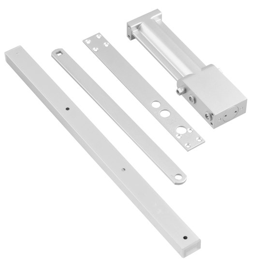 Доводчик для двери 80 кг сталь цвет хром