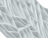 Стеновая панель 3D Dekohaus Rami Люкс белая 90x45 см 2 шт.