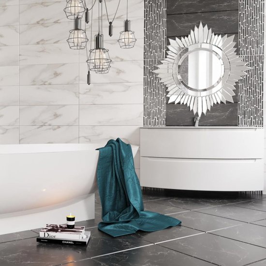 Керамогранит Керамин Монако 5 черный 500x500x8 мм (7 шт.=1,75 кв.м)