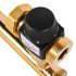 Насосная группа Rommer 35-60С 1 ВР(г) х 1 1/2 НР(ш) с термостатическим смесительным клапаном без насоса (RDG-1002-002501)