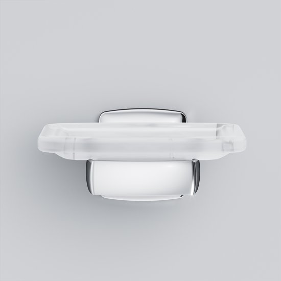 Мыльница для ванной AM.PM Gem с держателем стекло/металл хром (A9034200)