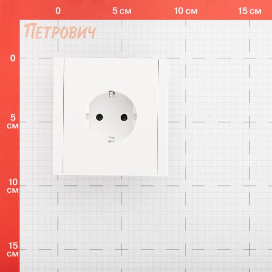 Розетка IEK Forte&Piano FP214 встраиваемая белая (FP-R11-16-1-K01)