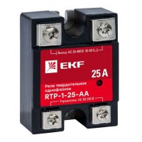 Реле твердотельное EKF PROxima RTP (rtp-1-25-aa) однофазное 480 В 25 А тип AC