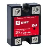 Реле твердотельное EKF PROxima RTP (rtp-1-25-aa) однофазное 480 В 25 А тип AC