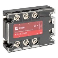 Реле твердотельное EKF PROxima RTP (rtp-3-60-da) трехфазное 480 В 60 А тип AC