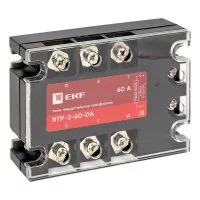 Реле твердотельное EKF PROxima RTP (rtp-3-60-da) трехфазное 480 В 60 А тип AC