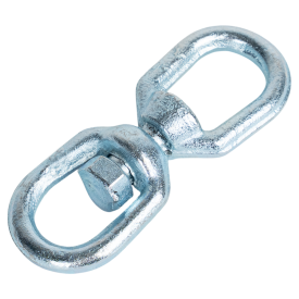 Вертлюг петля-петля оцинкованный 6 мм 2 шт.