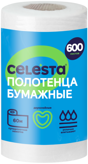 Бумажное полотенце Celesta 60 м