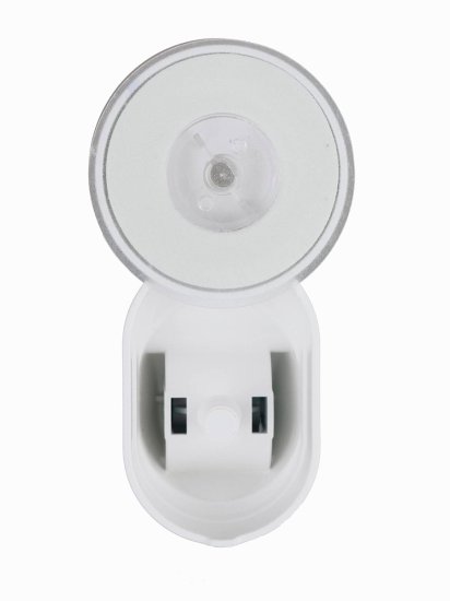 Держатель лейки на присосках навес easy пластик белый