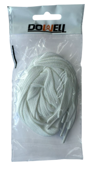 Шнурки Dowell D84201 цвет белый 130 см