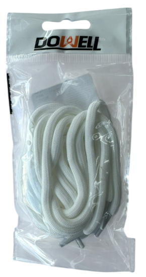 Шнурки Dowell D84101 цвет белый 130 см