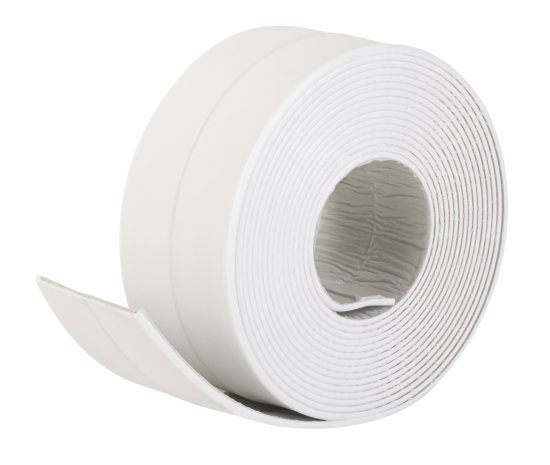 Бордюрная лента для ванной MONLID 38 мм 3.35 м цвет белый