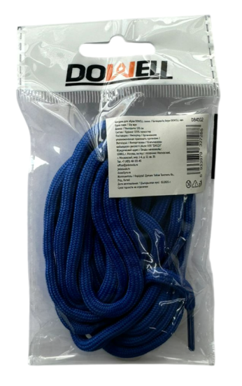 Шнурки Dowell D84102 цвет синий 130 см