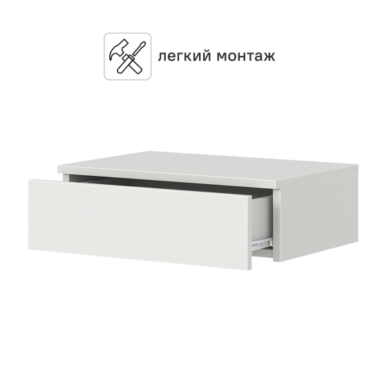 Консоль 50х15.5х33 см ЛДСП цвет белый