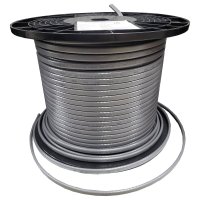 Саморегулирующийся экранированный греющий кабель для труб и водостока EASTEC CR-100м