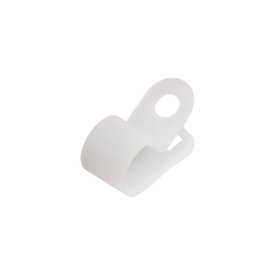 R-образное крепление для кабеля до 8 мм NIKOMAX NMC-CHR08-WT-100-K