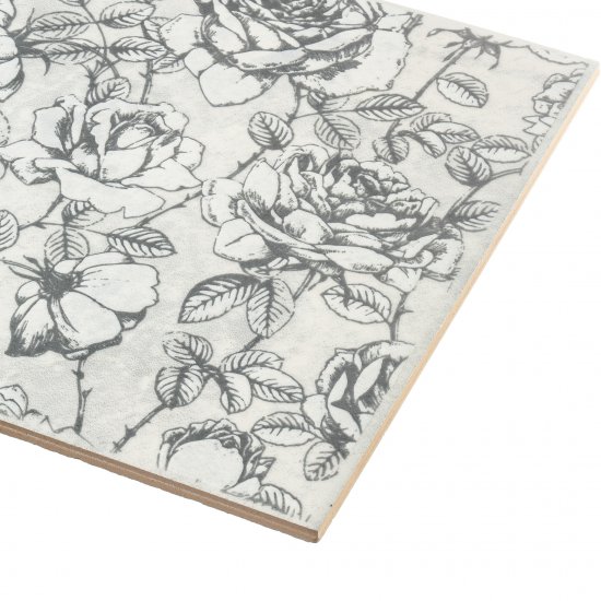 Плитка декор Axima Мерида серая 300x200x7 мм