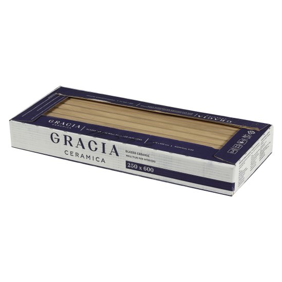 Плитка облицовочная Gracia Ceramica Supreme бежевая 600x250x9 мм (8 шт.=1,2 кв.м)
