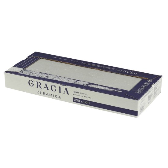 Плитка облицовочная Gracia Ceramica Supreme серая 600x250x9 мм (8 шт.=1,2 кв.м)