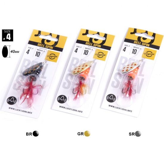 Вращающиеся блесны Lucky John BELL SPIN 04