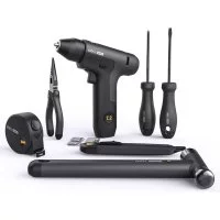 Набор ручного инструмента и шуруповерт DELI Home Series Black HT0208