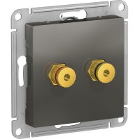 Двухместная аудиорозетка Systeme Electric AtlasDesign