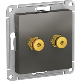 Двухместная аудиорозетка Systeme Electric AtlasDesign