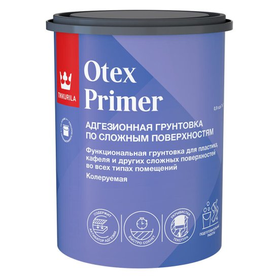 Грунт Tikkurila Otex Primer белый адгезионный 0,9 л