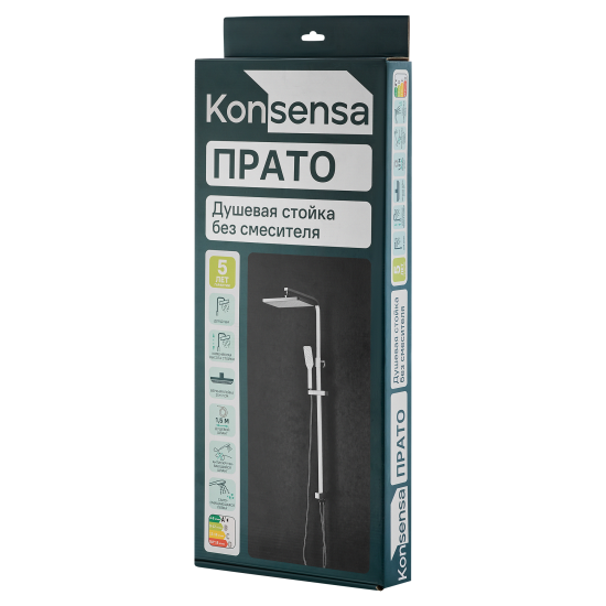 Душевая система KONSENSA Прато цвет хром
