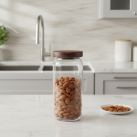 Банка для сыпучих продуктов Vidage 1 л стекло цвет прозрачный