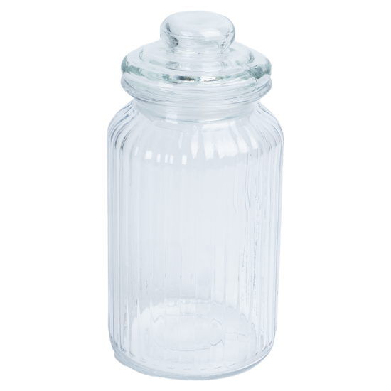 Банка для сыпучих продуктов Vidage 1.2 л стекло цвет прозрачный