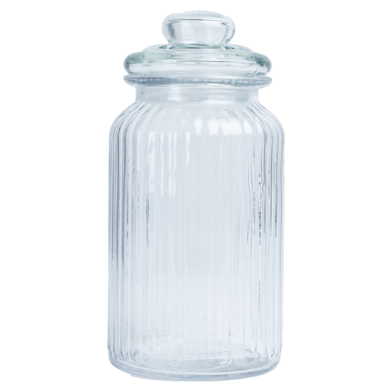 Банка для сыпучих продуктов Vidage 1.2 л стекло цвет прозрачный