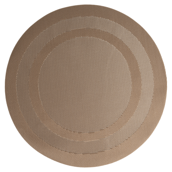 Салфетка под столовые приборы Vidage ø38 см круглая ПВХ цвет бронза