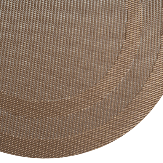 Салфетка под столовые приборы Vidage ø38 см круглая ПВХ цвет бронза