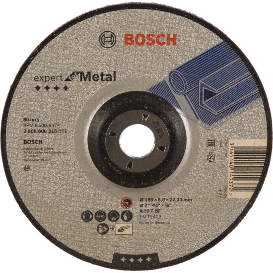 Шлифовальный диск по металлу Bosch 2.608.600.315
