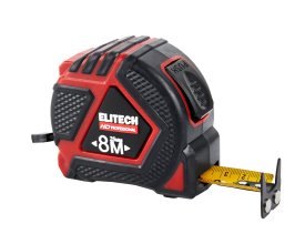 Рулетка Elitech HD 310403 с магнитным наконечником 8 м x 25 мм