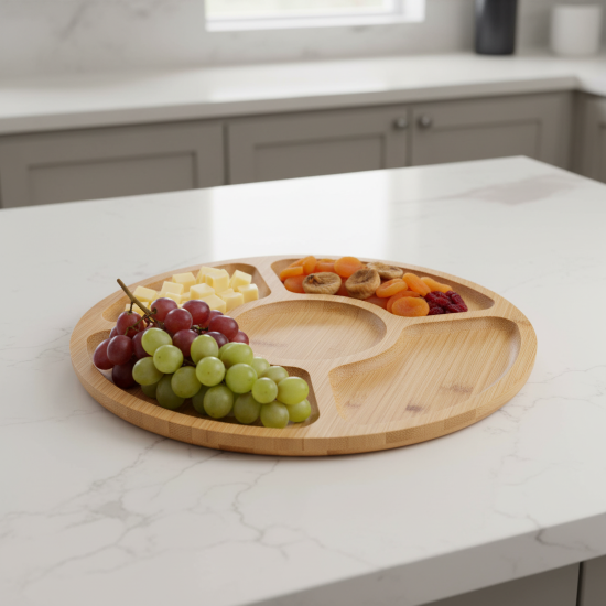 Менажница 5 отсеков Vidage 218432 RO бамбук цвет бежевый