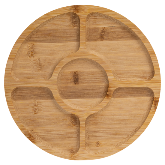 Менажница 5 отсеков Vidage 218432 RO бамбук цвет бежевый