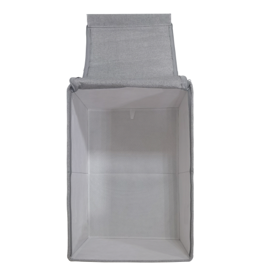 Коробка для хранения с крышкой KONSENSA 34.5x51.5x29 см полиэстер цвет серый