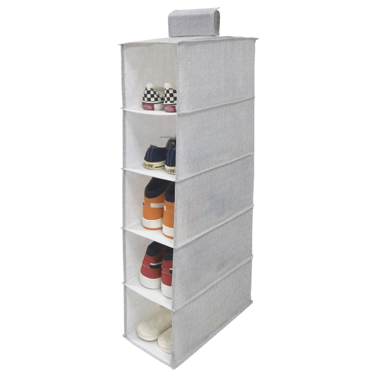 Органайзер подвесной KONSENSA 5 отделений 20.7x39.5x90 см нетканный материал цвет разноцветный