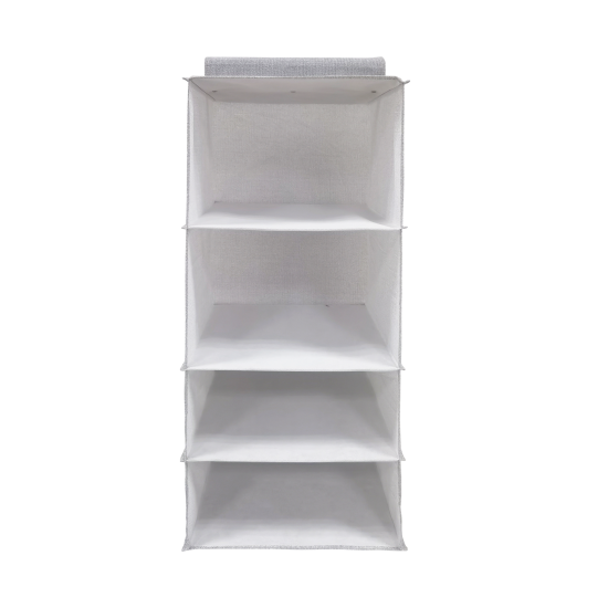 Органайзер подвесной KONSENSA 4 отделения 36.5x39.5x90 см нетканный материал цвет разноцветный