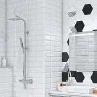Плитка настенная Kreaforta Руасси 9.9x20 см 0.792 м² матовая цвет белый