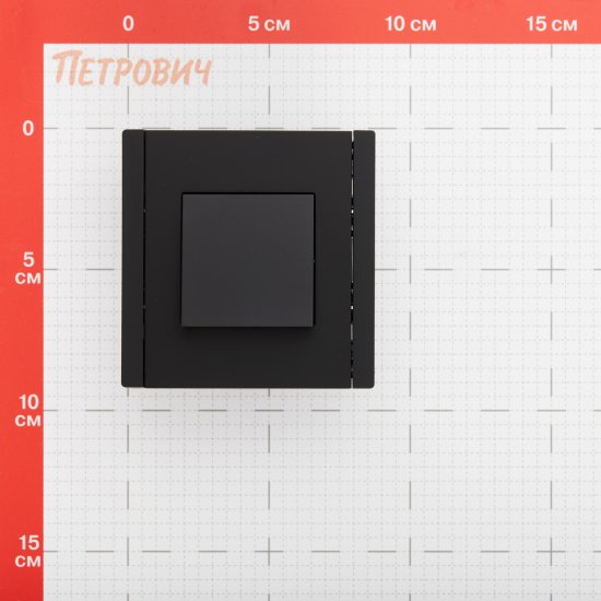 Вывод кабеля IEK Forte&Piano FP142 встраиваемый черный (FP-VK10-0-K02)