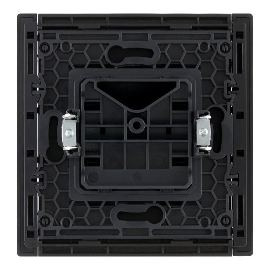 Вывод кабеля IEK Forte&Piano FP142 встраиваемый черный (FP-VK10-0-K02)