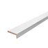 Наличник Борно телескопический 2450x70x8 мм ПЭТ цвет белый (5 шт.)