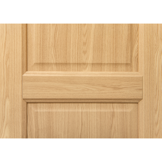 Дверь межкомнатная глухая Эгли 2 70x220 см полипропилен цвет натуральный с замком и петлями