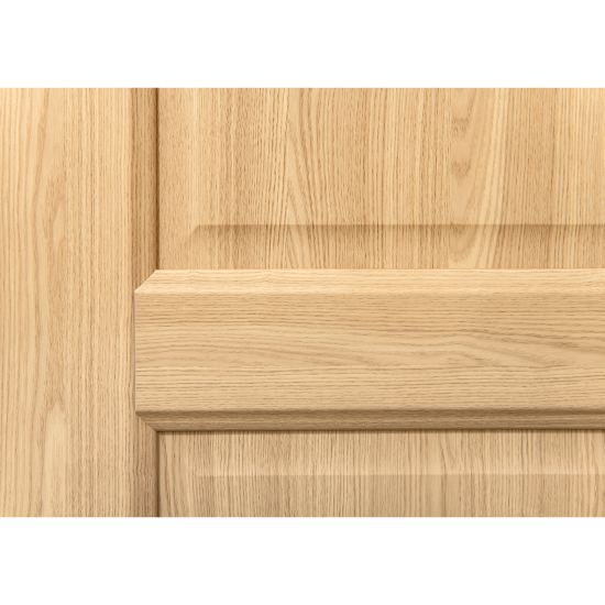 Дверь межкомнатная глухая Эгли 2 70x220 см полипропилен цвет натуральный с замком и петлями