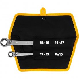 Набор накидных трещоточных ключей Inforce 06-05-90