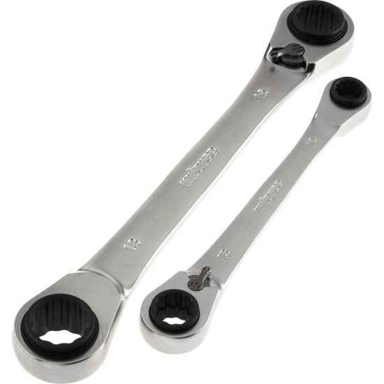 Набор накидных трещоточных ключей Inforce 06-05-90