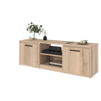 Тумба под телевизор Лион 150х50х41.6 см ЛДСП цвет дуб комано